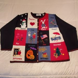 Marisa Christina Calendar Sweater 2X Women